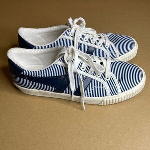 Gola Women's Mark Cox Tennis Sneakers Size 8 Elegant Stripe New With Tags